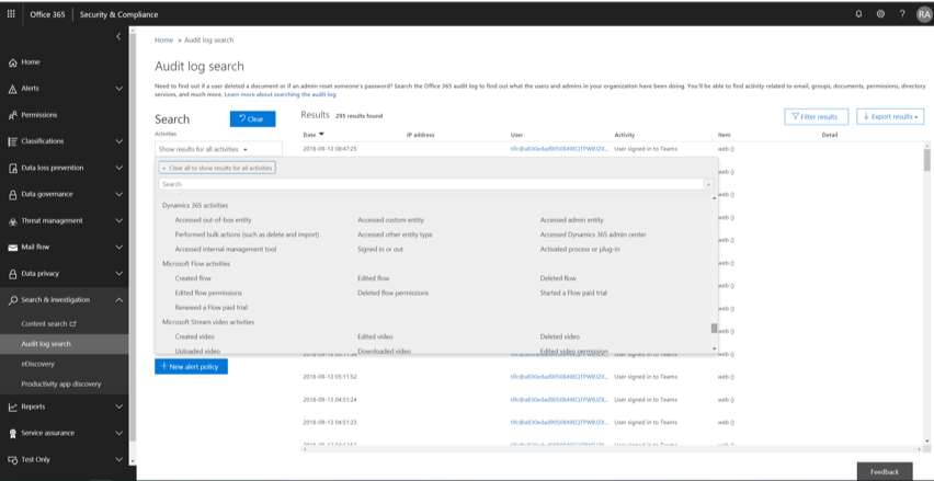 Alerting Services in Office 365 GCC High