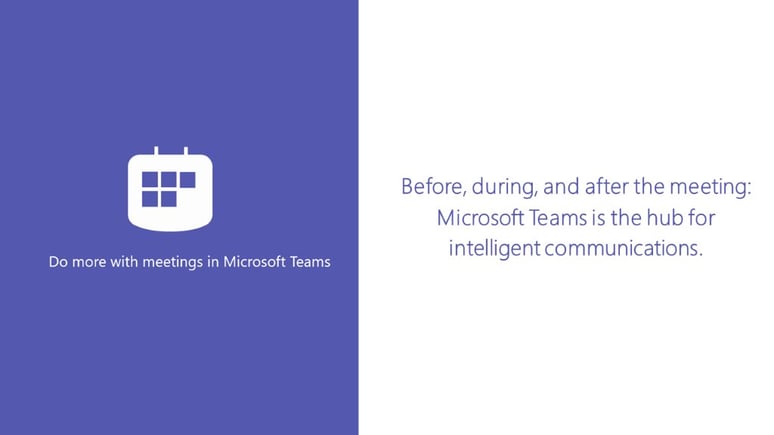 Microsoft Teams hub for intelligent communications